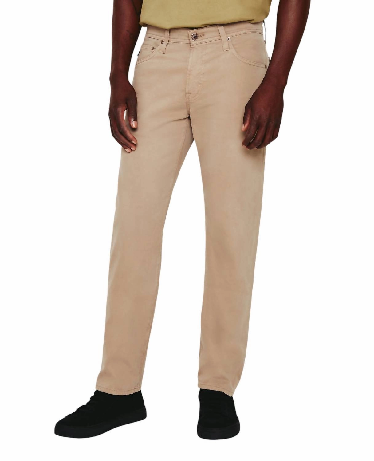 Fit Focus Men's Slim Straight Leg Pants In Silk Bamboo