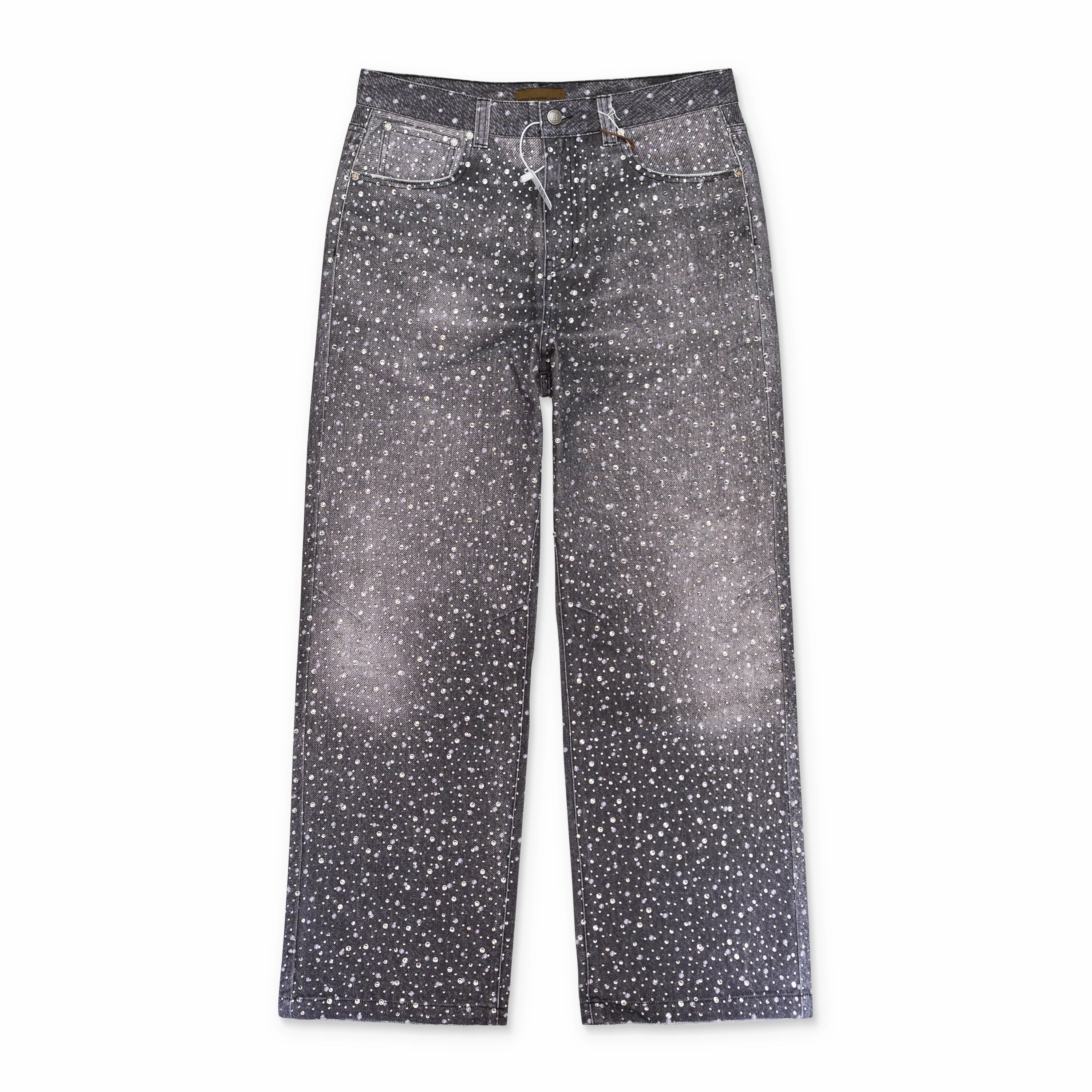 DIAMOND DENIM BLACK STRAIGHT-FIT JEANS Neutral Lightweight Home Comfort Weekend Warrior