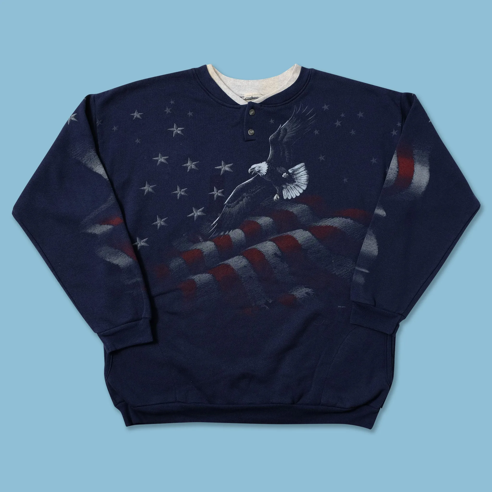 Vintage USA Eagle Sweater XLarge Functional Features Lightweight Comfort