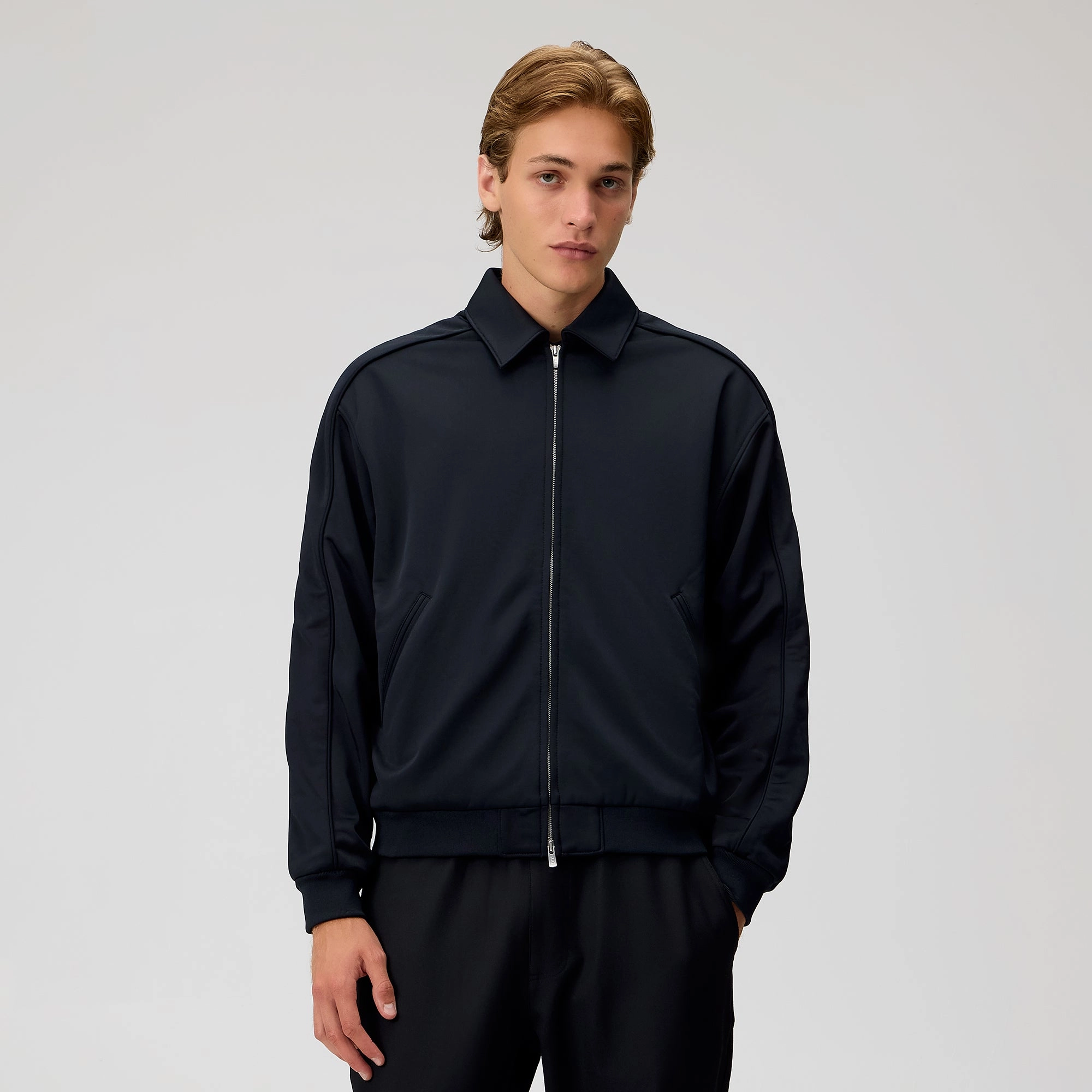 Kith Ivy Tricot Souvenir Jacket - Black Non Irritating Edging Modern Functional Design
