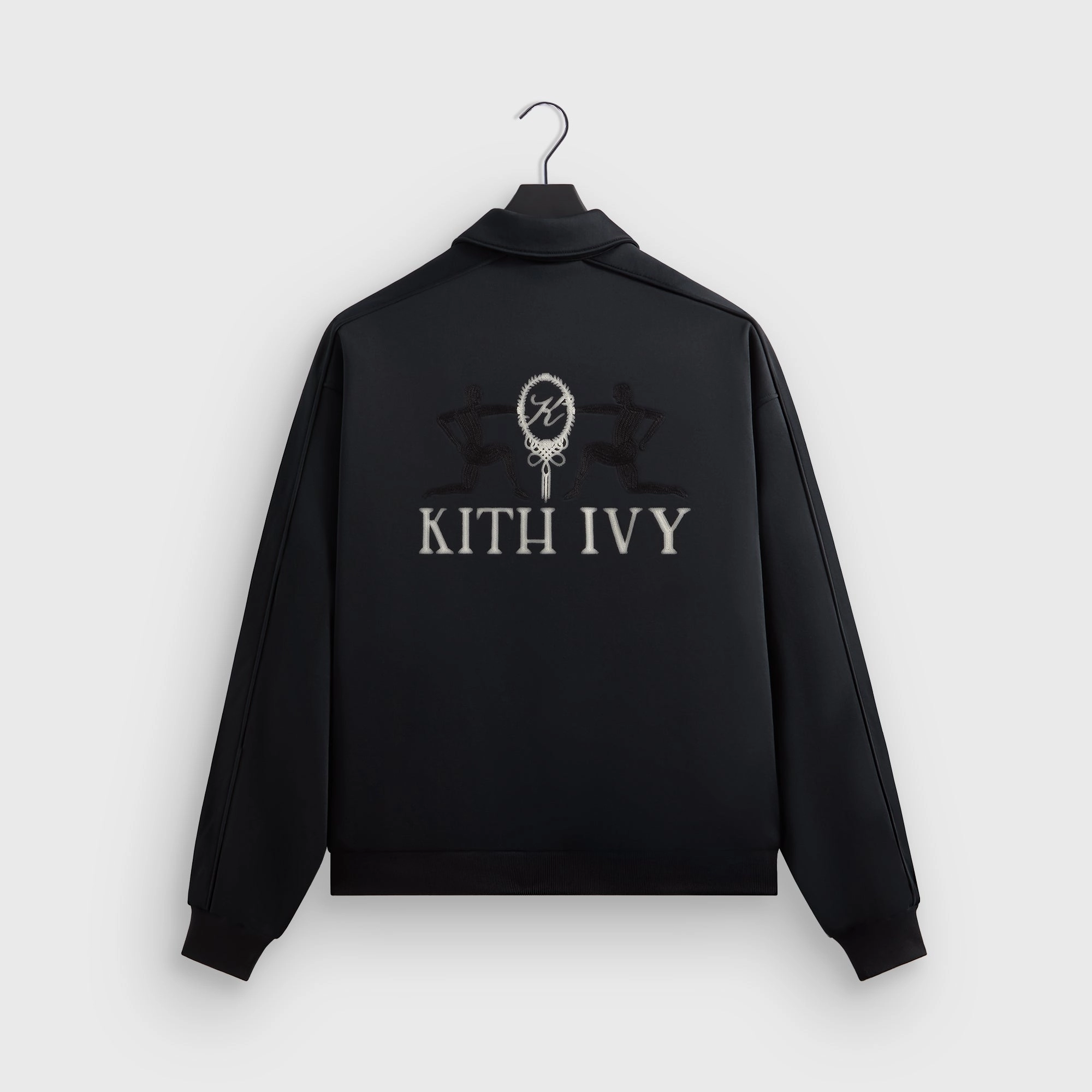 Kith Ivy Tricot Souvenir Jacket - Black Minimal Travel Look