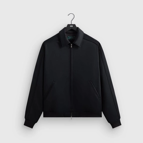 Kith Ivy Tricot Souvenir Jacket - Black Packable Style Seamless Edge Finishing