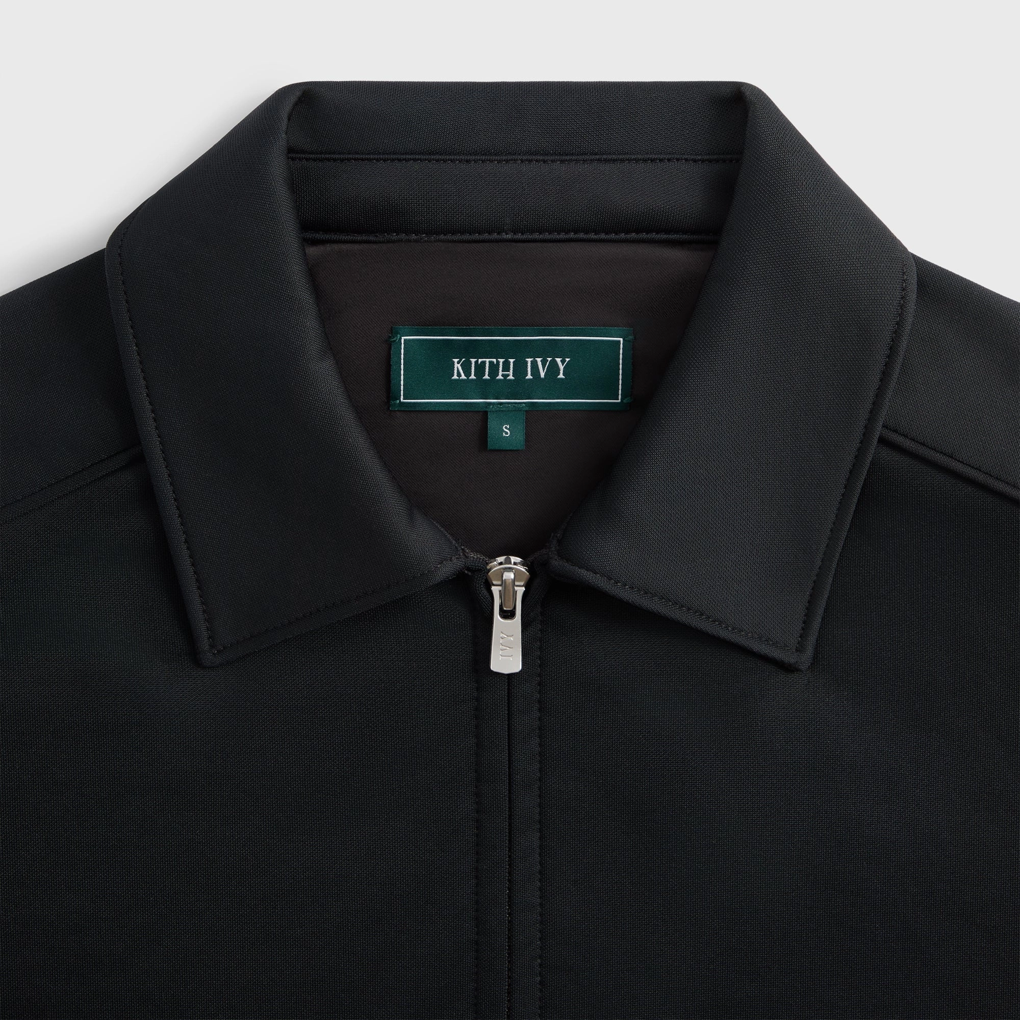 Kith Ivy Tricot Souvenir Jacket - Black High Performance Blend Flexible Shoulder Panels