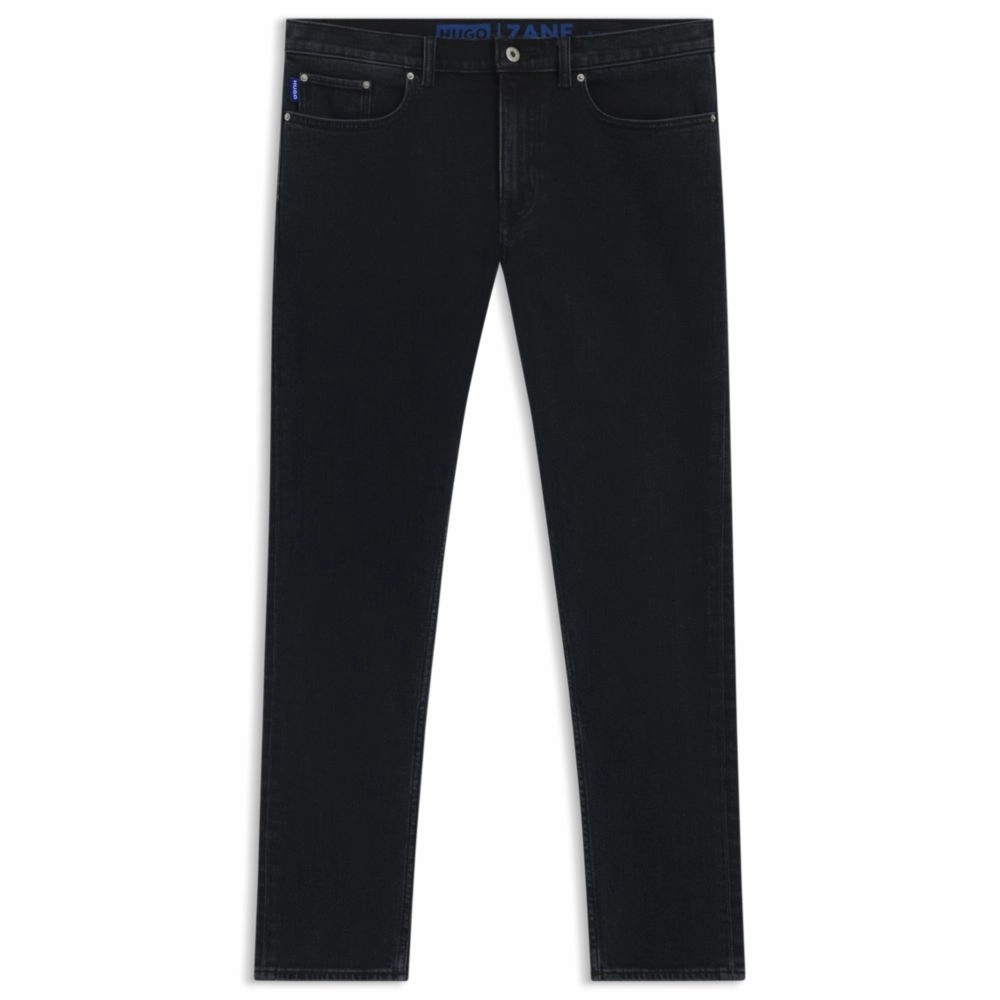 Extra-slim-fit jeans in mid-blue stretch denim Easy Outfit