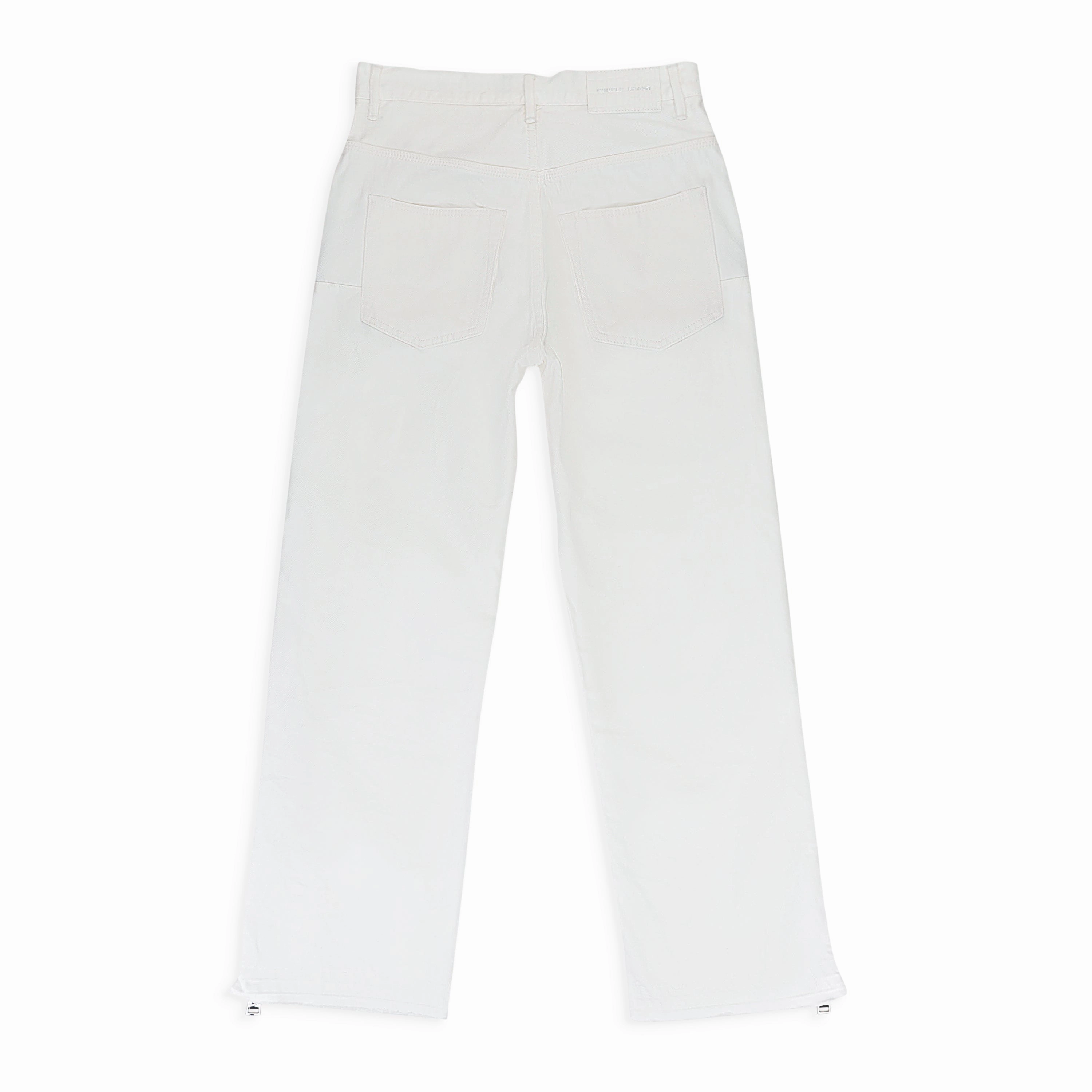 FULL SIDE ZIP WHITE SKINNY JEANS Fit and Comfort