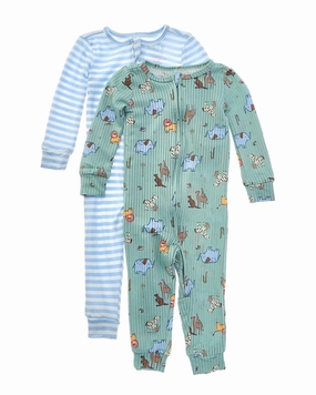 Two Way Stretch Only Boys 2pk Soft & Cozy Blanket Sleeper