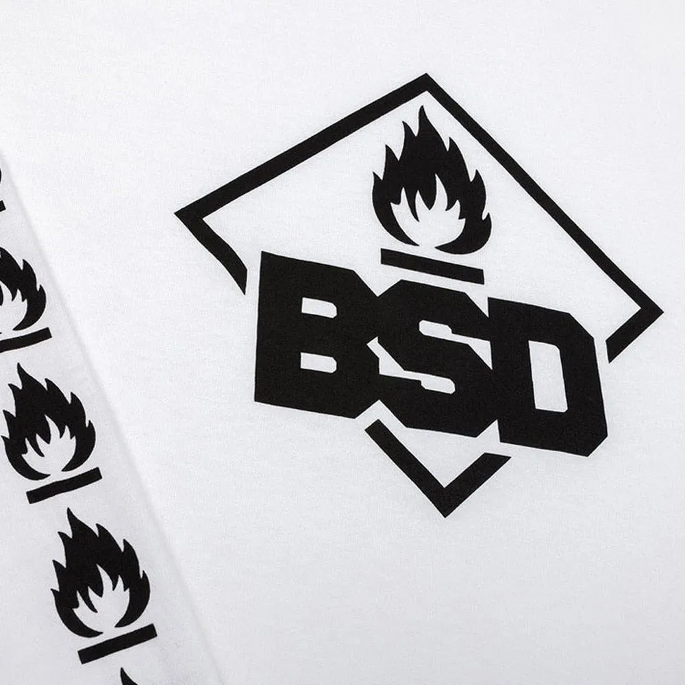 City Outfit BSD Roastin Long Sleeve T-shirt - White