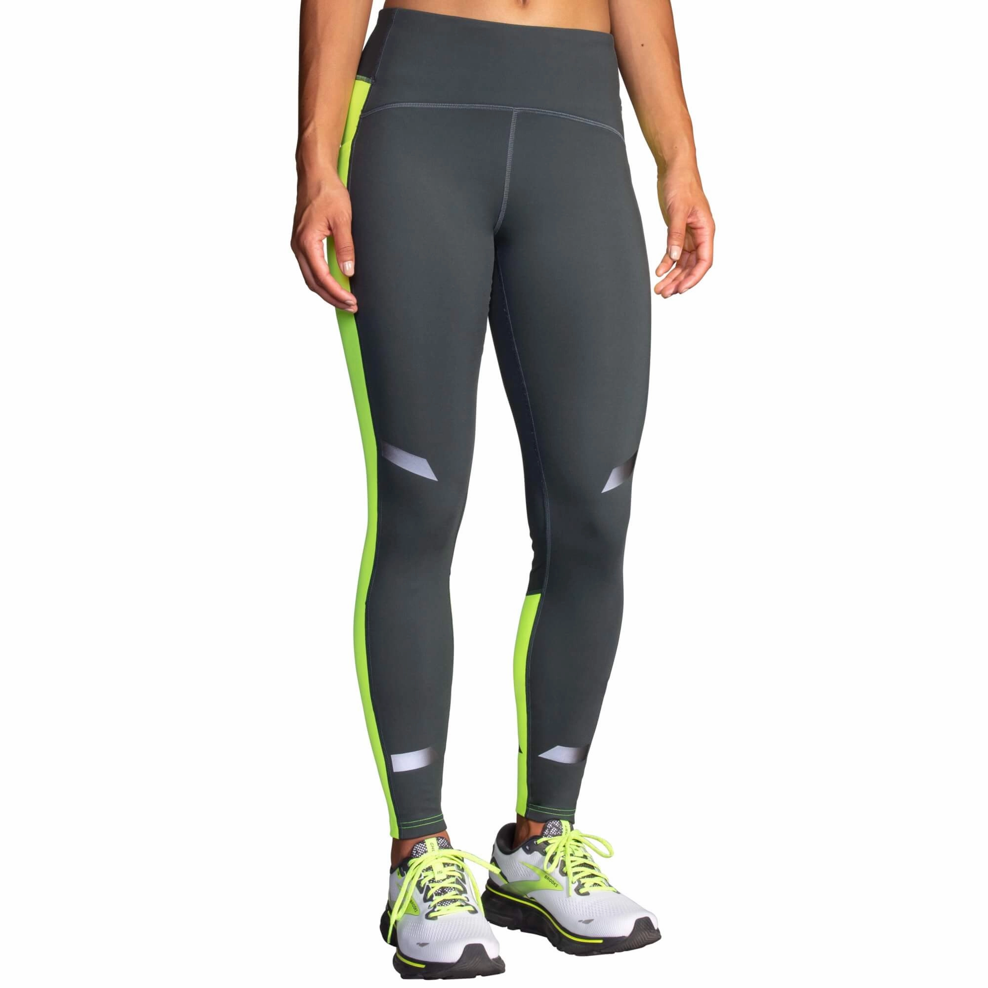 Brooks | Women's Run Visible Thermal Tight - Asphalt sci-fi