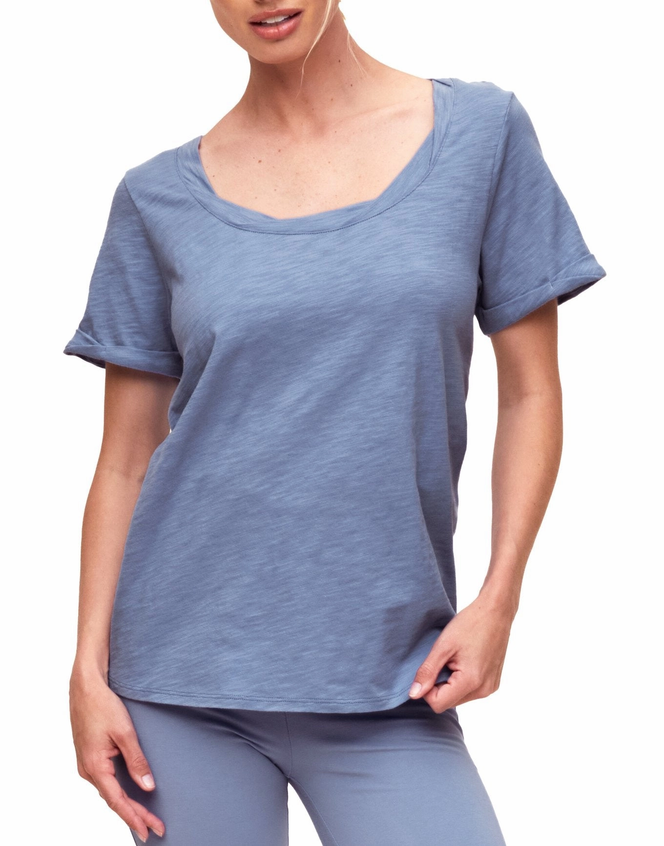 Gabriella Women's Cotton T-Shirt Seamless construction Midweight Knit