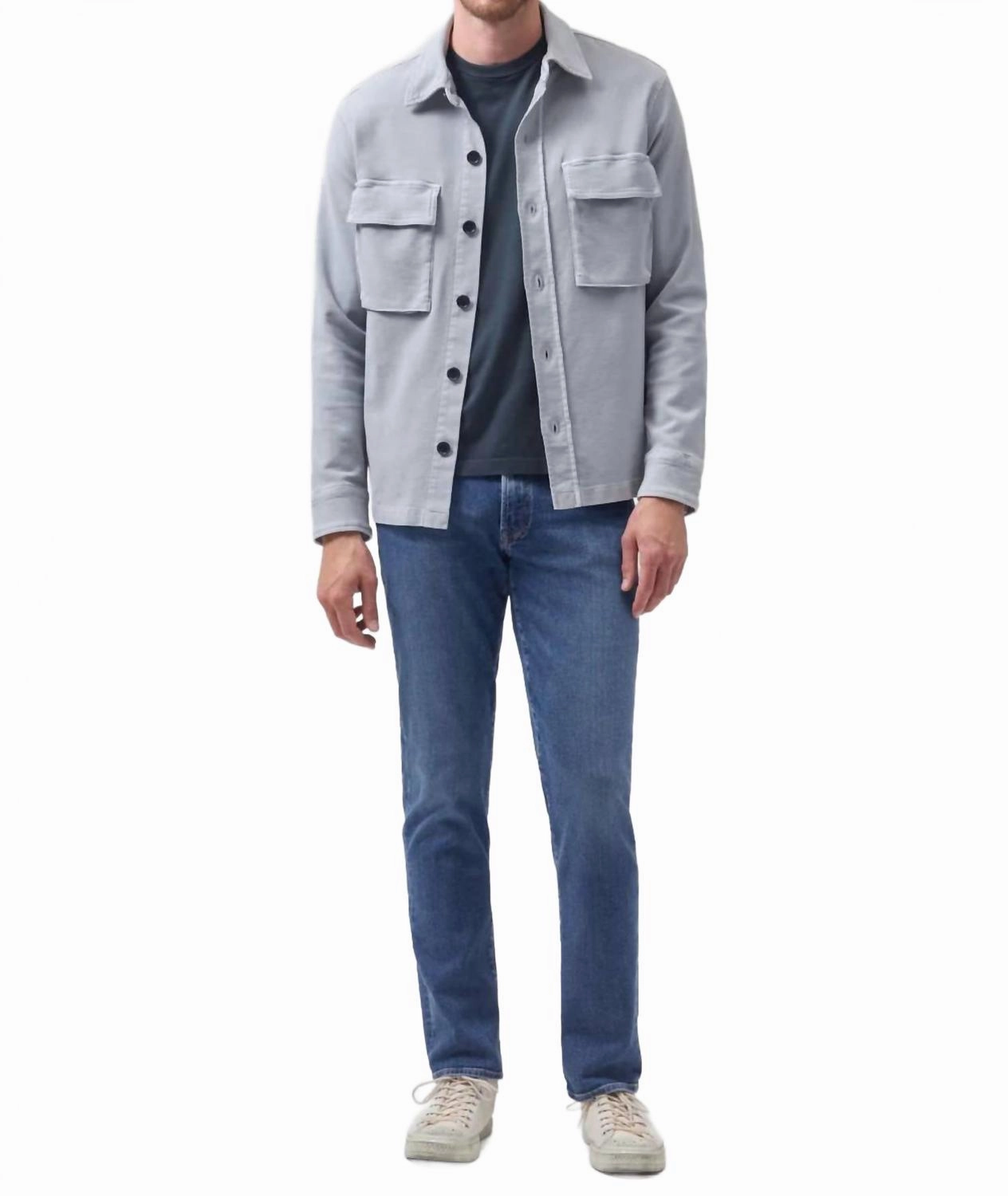 Tailored Cut Casual Cool Gage Pants In Atlantic (Md/dk Indigo)