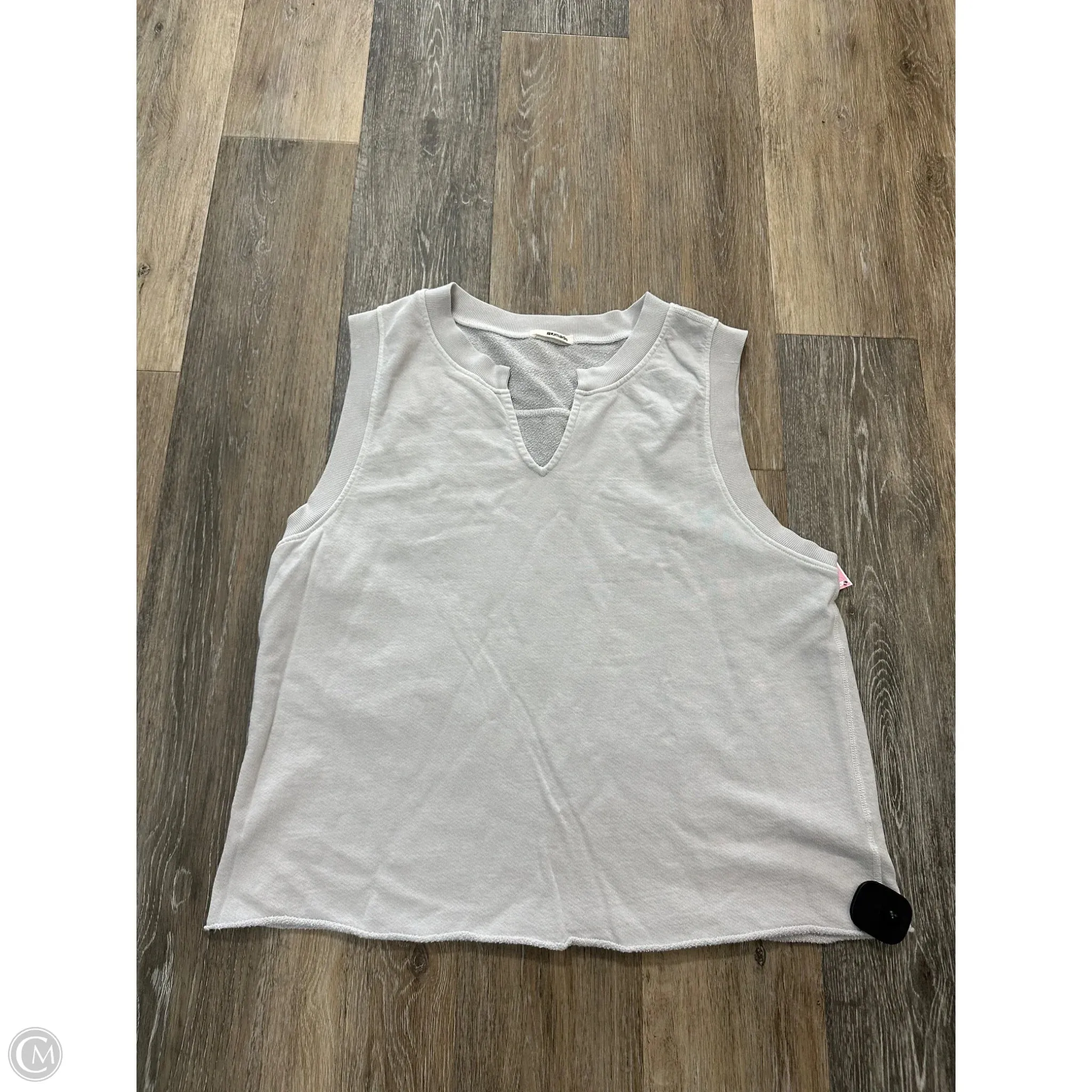 Top Short Sleeve By La Made In Grey, Size: Xl TaglessLabel