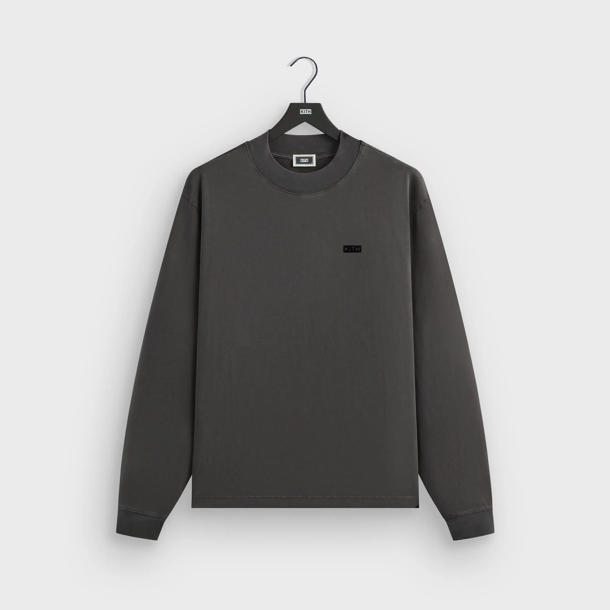 Kith Long Sleeve Mock Neck LAX Tee - Carbon Fun Prints