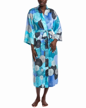 Tagless Comfort Eco Friendly Fabric N Natori Botanic Melody Satin Robe