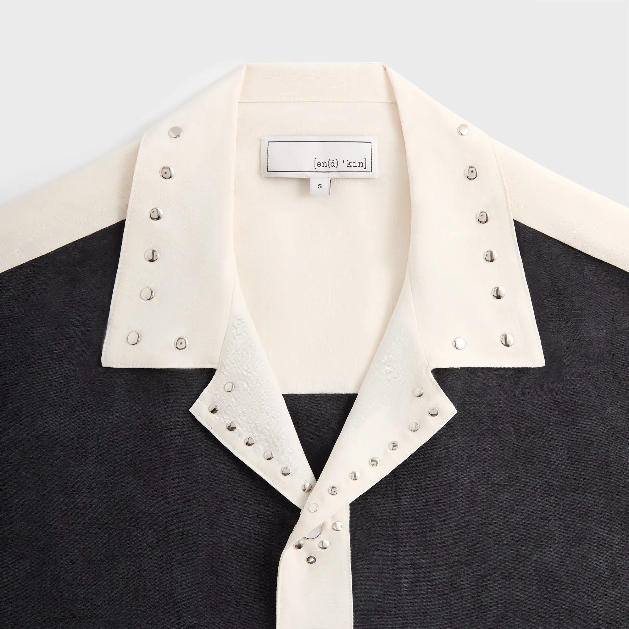 &Kin Sawyer Short Sleeve Camp Collar Shirt - Black Premium Quality Warm Insulation
