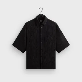 Giorgio Armani & Kith Raf Dolman Buttondown - Black Oversized Fit Coffee Run