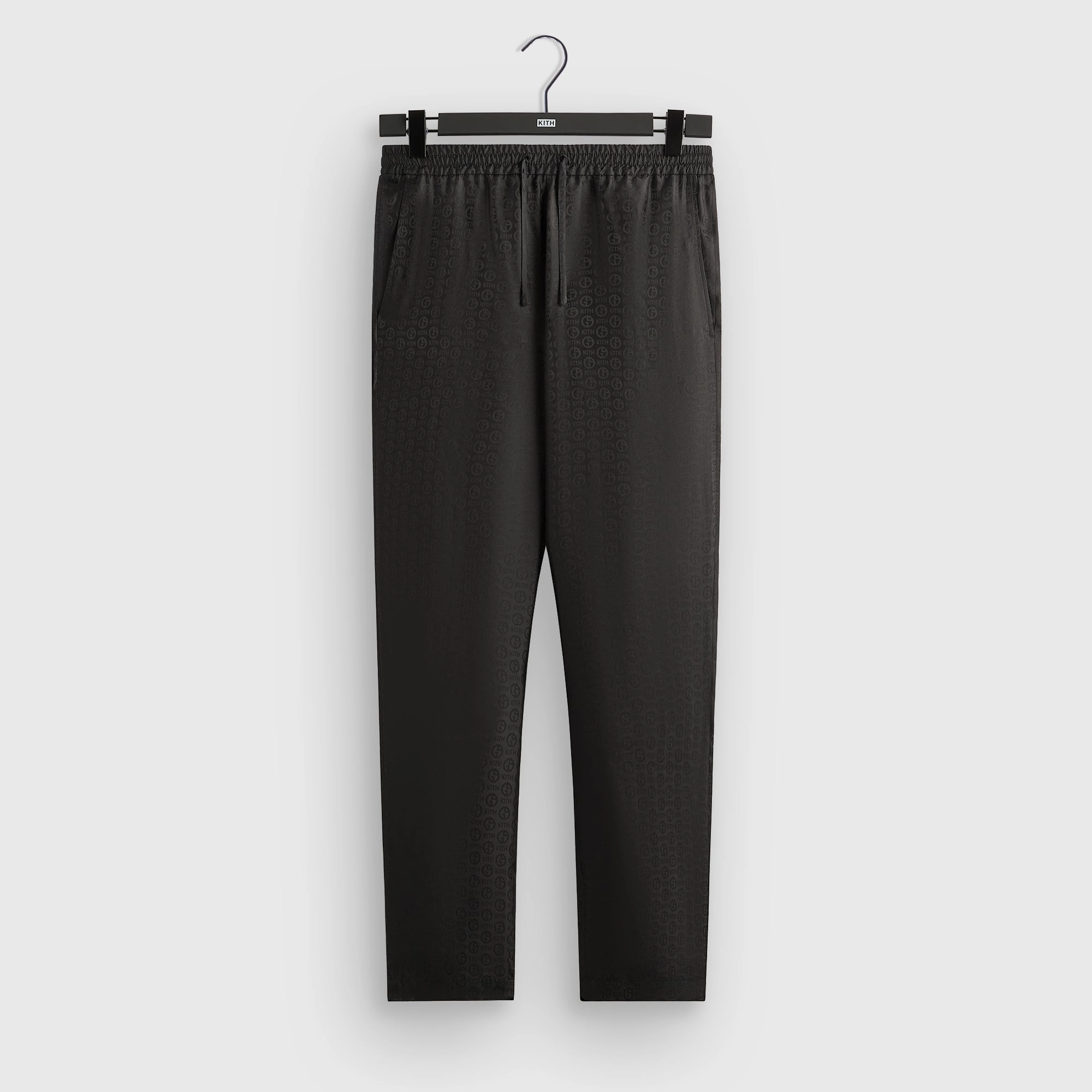 Durable Hem Giorgio Armani & Kith Monogram Grayson Pant - Black