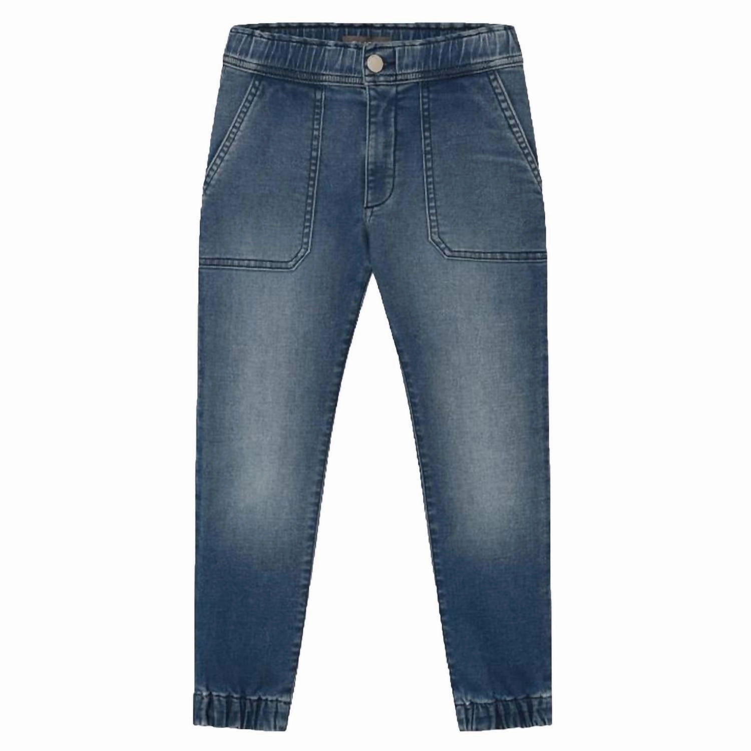 Girl's Lara Jogger In Blue Bayou AllDayCompression