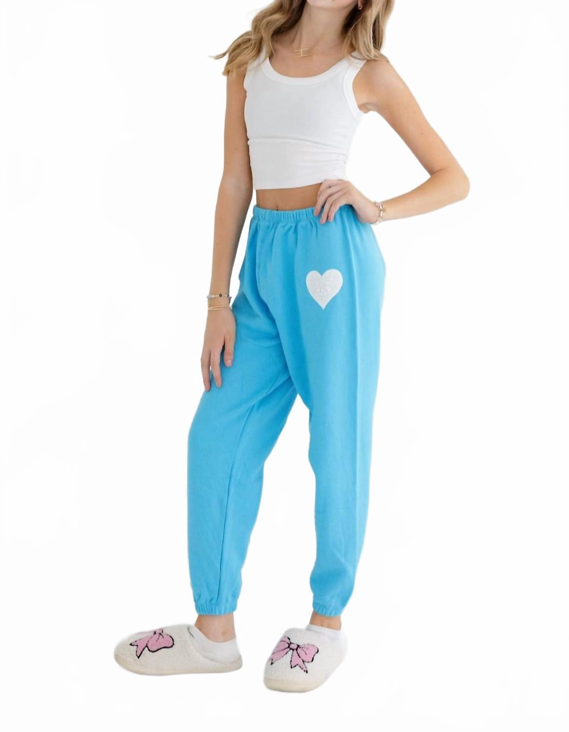 Girl's Shane Pant In Pool Blue Tagless Design