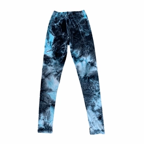 Padded hips Girls' Crushed Velvet Legging In Blue