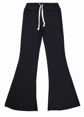 Adjustable Fit Flat Lock Stitching Girls' Saari Pant In Black