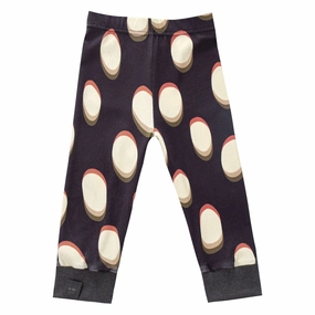 Functional Comfort Wear Girls Jersey Leggings with Rib Cuff