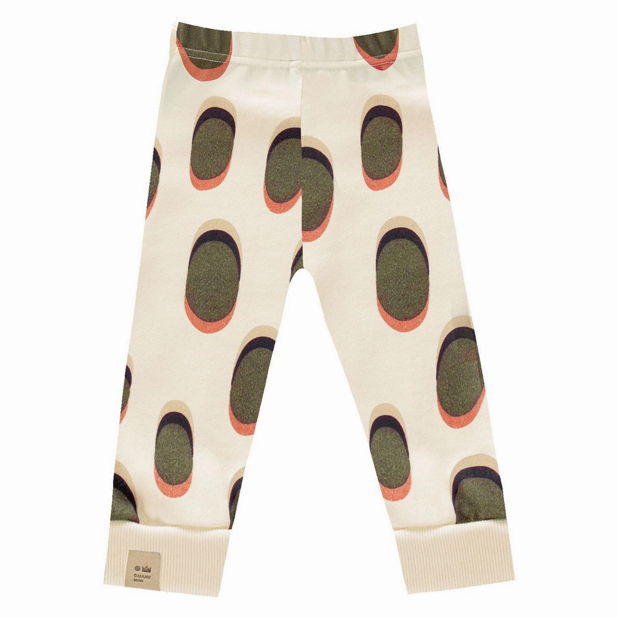 Girls Jersey Leggings with Rib Cuff simple design