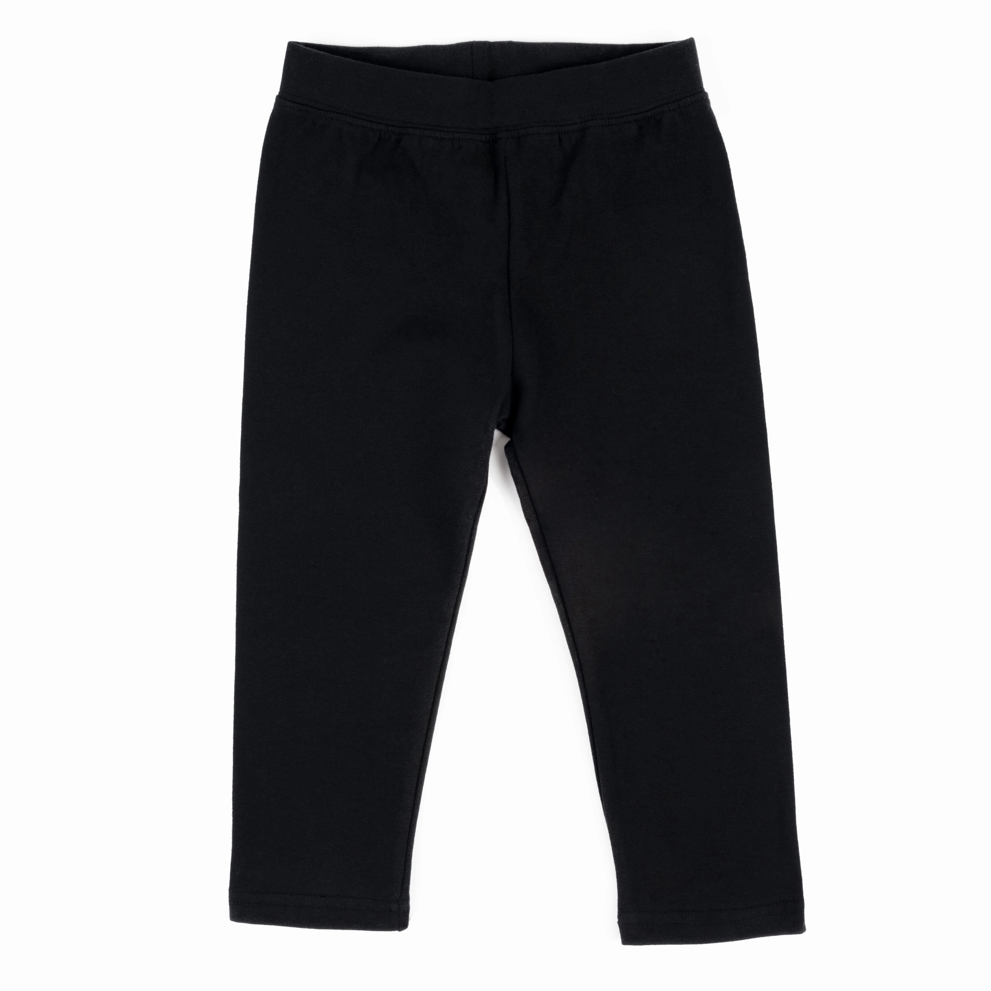 MachineWashableFabric Girls Legging Neutral Solid Color