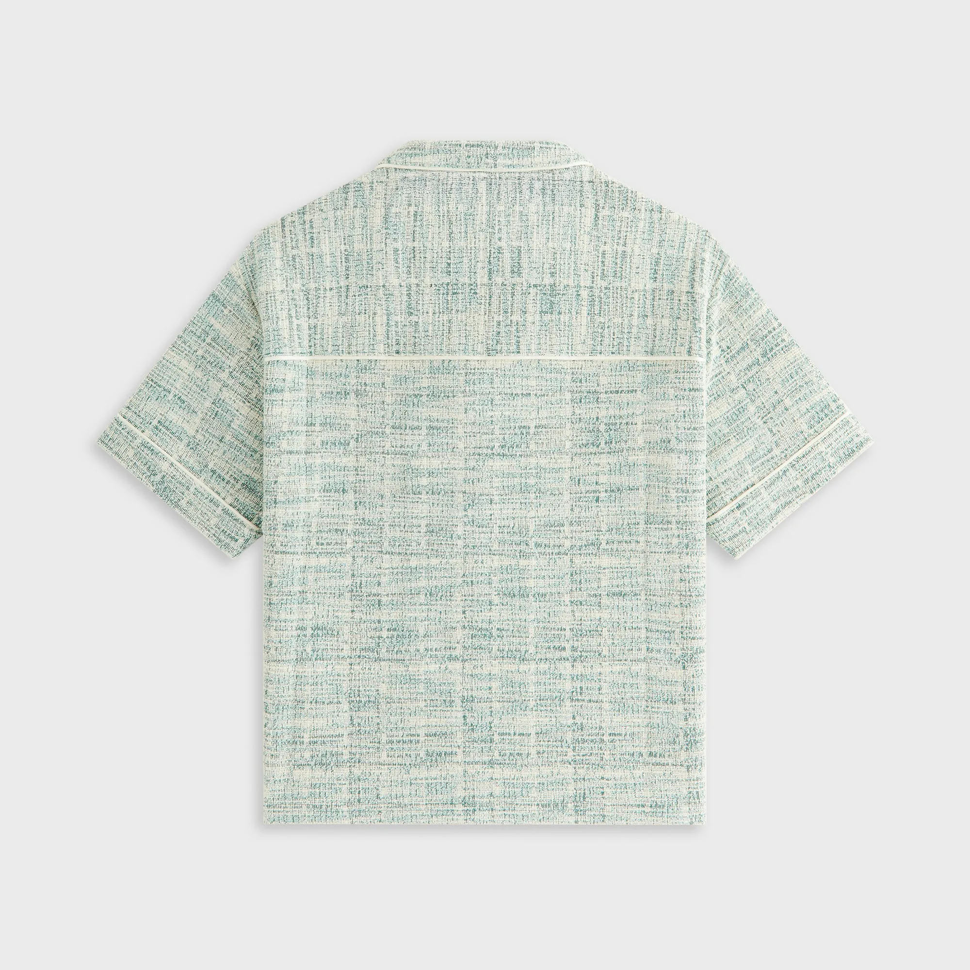 Snag Resistant Fabric Kith Women Tweed Camp Shirt - Mykonos