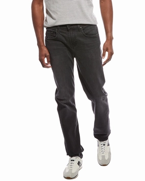 Party Look Weekend Warrior Street Approved 7 For All Mankind Slimmy Clean Pocket Washed Black Slim Straight Jean