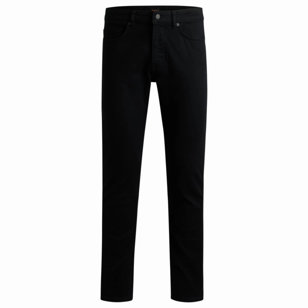 City Walk Casual Friday Nature Lover Party Look Delaware Slim-fit jeans in stay-black comfort-stretch denim
