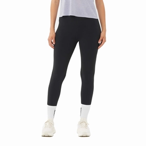 Salomon | Women's SHKout Bliss 25" Tights - Deep Black Easy to move in
