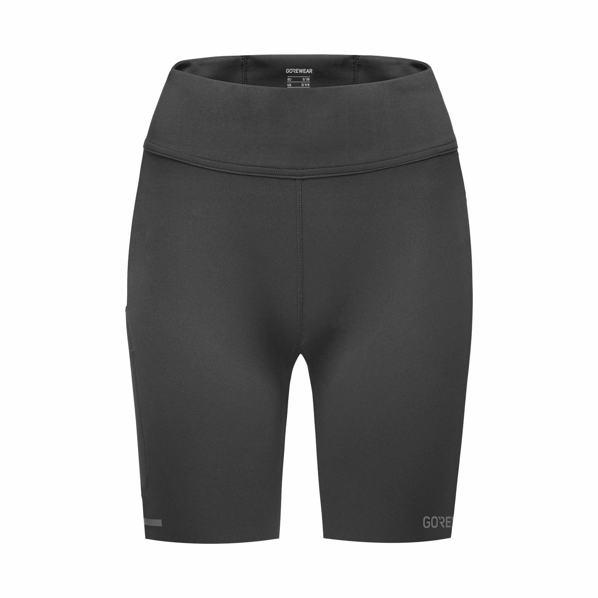 Hydrophobic WaterResistant Coating nail salon GOREWEAR | Women's Concurve Short Tights - Black