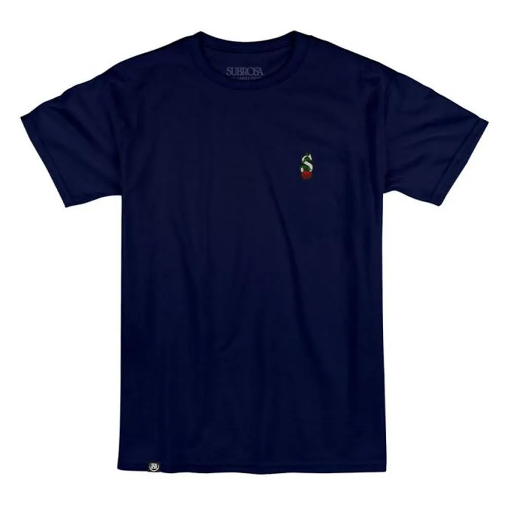 Airflow Ventilation Subrosa Keepers Embroidery T-shirt - Navy