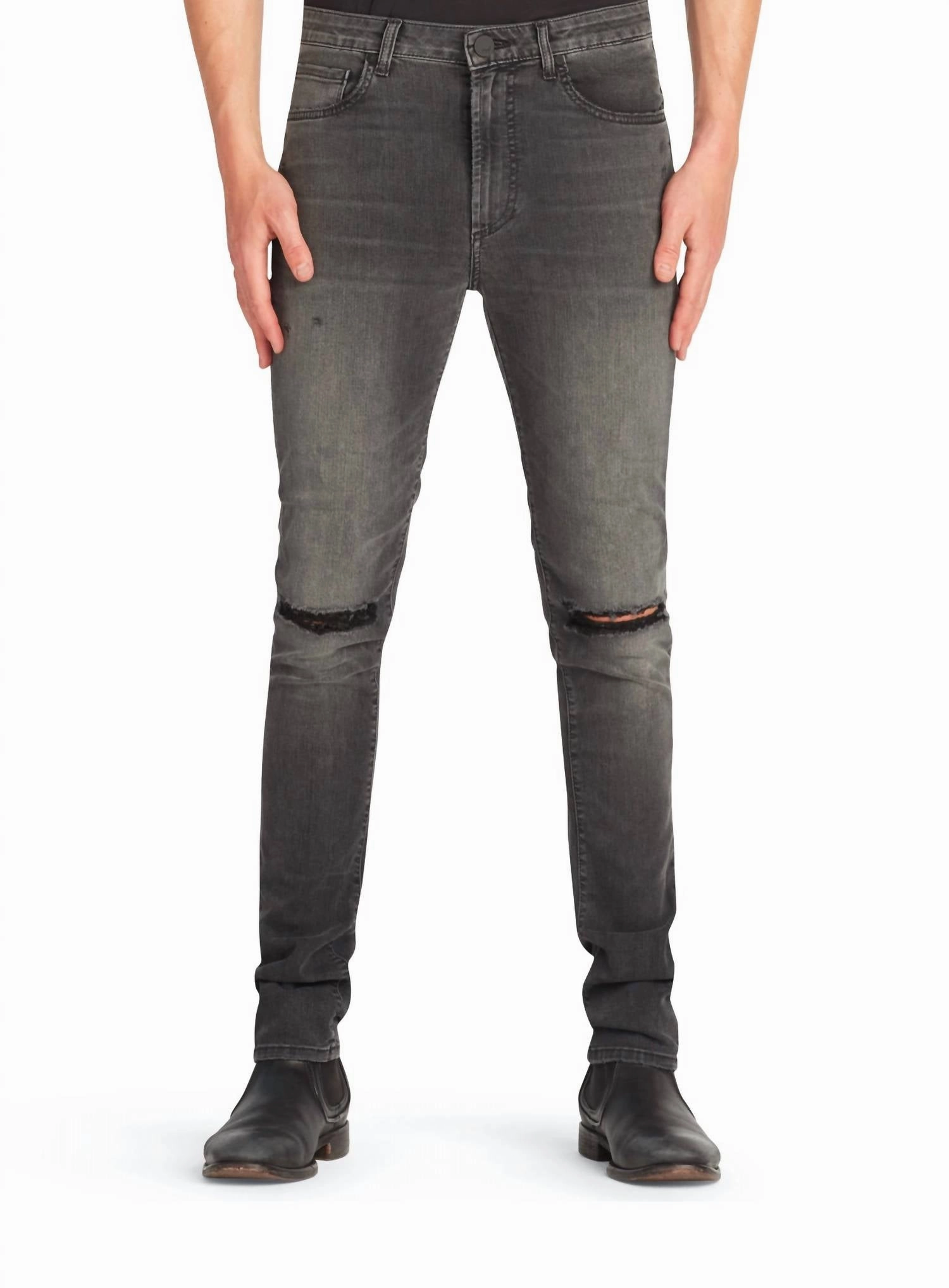 Timeless Outfit Greyson Distressed Jean In Oxford