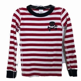 LongLasting Durability Cozy Fabric Blend Hanna Andersson Boys Red | White | Black Skull 2-piece Pajamas