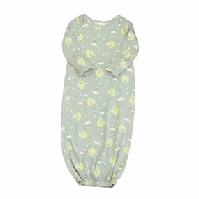 Eco Friendly Dye Hanna Andersson Unisex Gray | Yellow Moon Nightgown