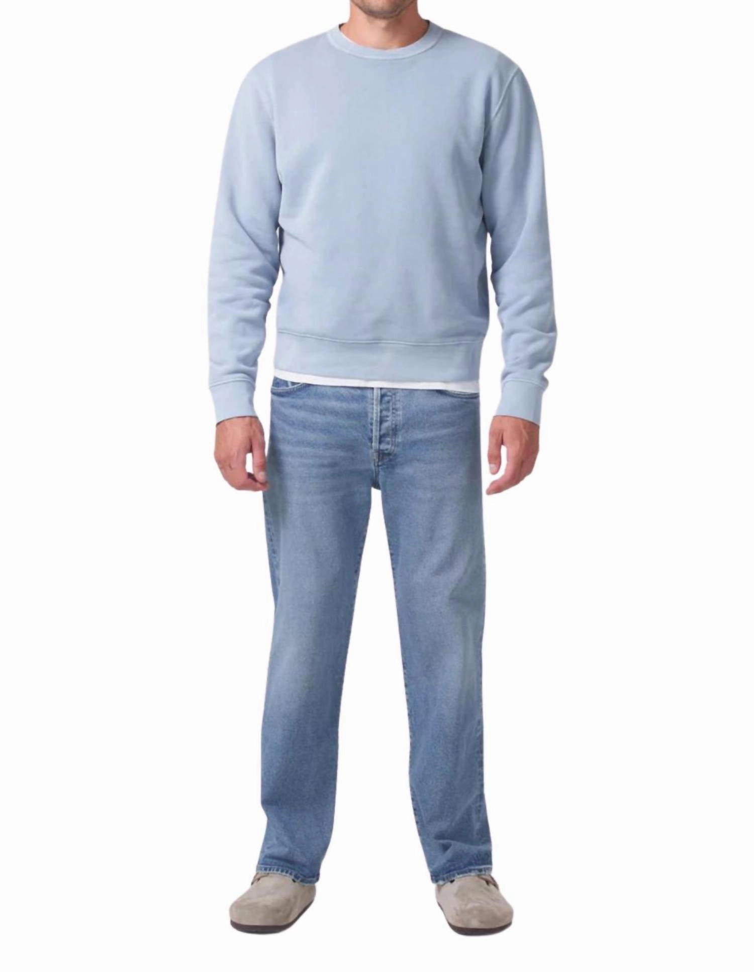 Hayden Baggy Jeans In New Port Plain Favorite Smooth Feel