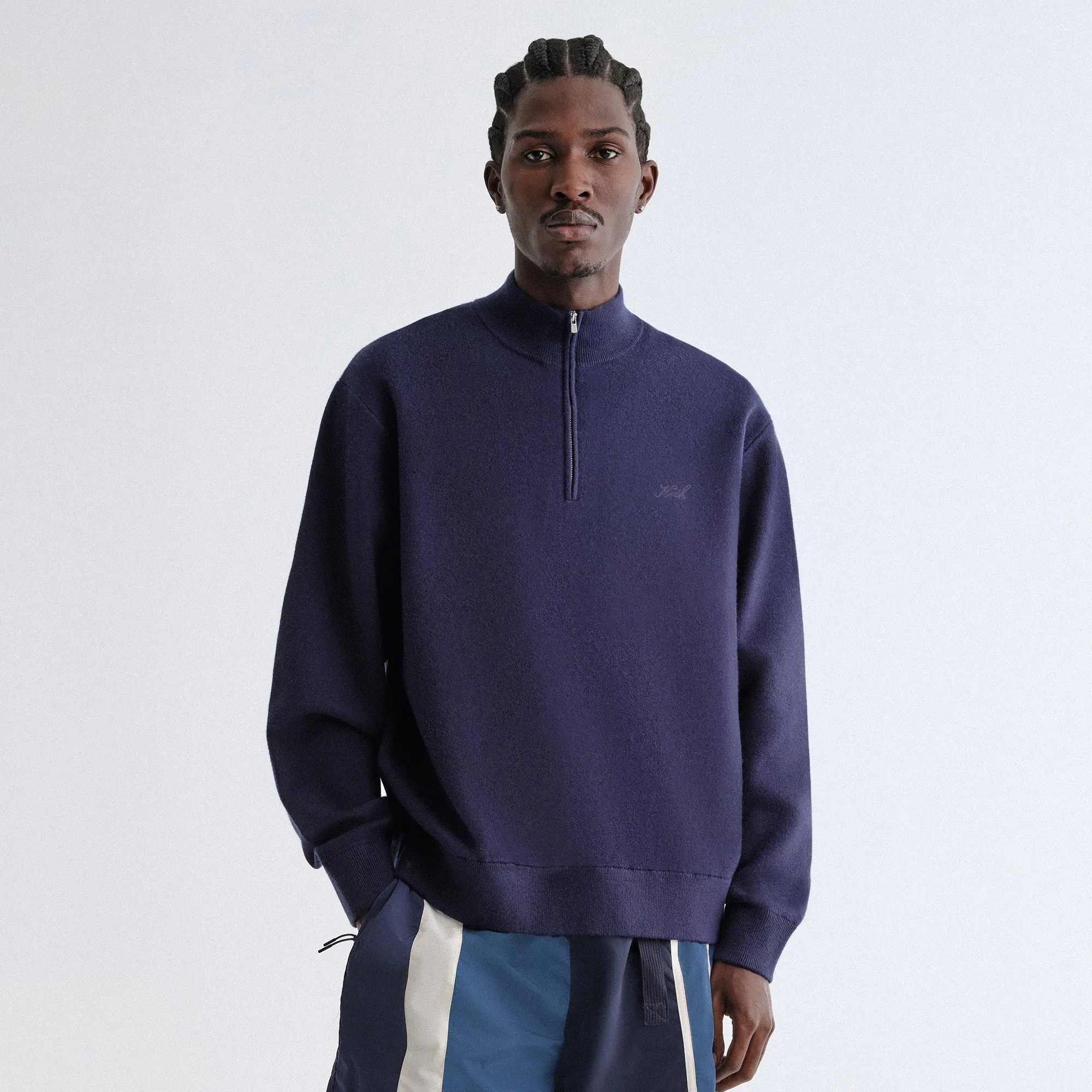 Kith Harmon Quarter Zip Mock Neck - Nocturnal Multi Pocket System
