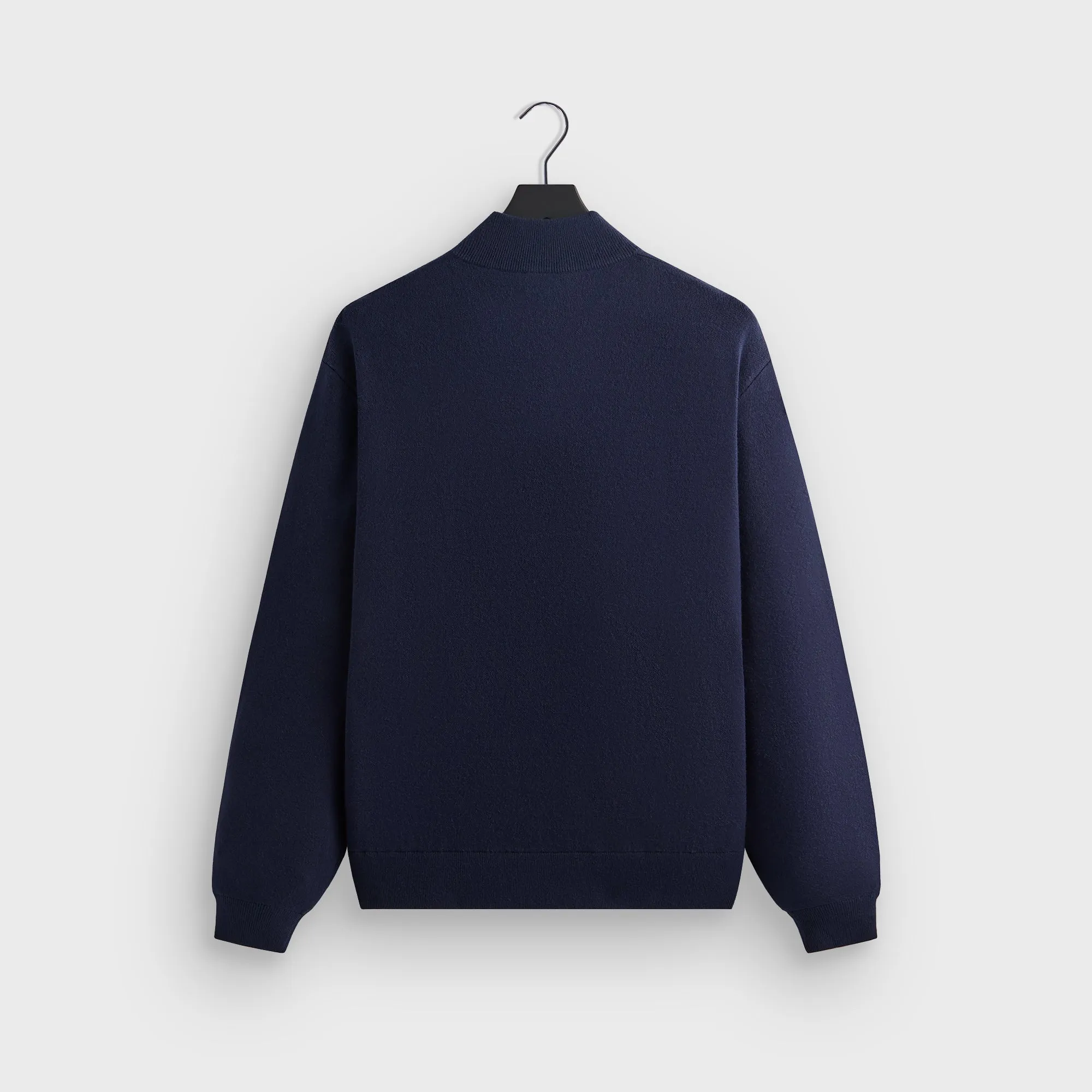 Kith Harmon Quarter Zip Mock Neck - Nocturnal Stylish Outer Layer