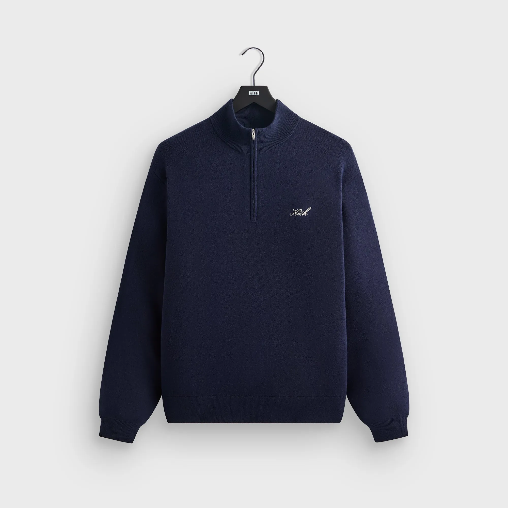 Kith Harmon Quarter Zip Mock Neck - Nocturnal Weather Adaptive Ventilation Quick Access Hidden Pockets