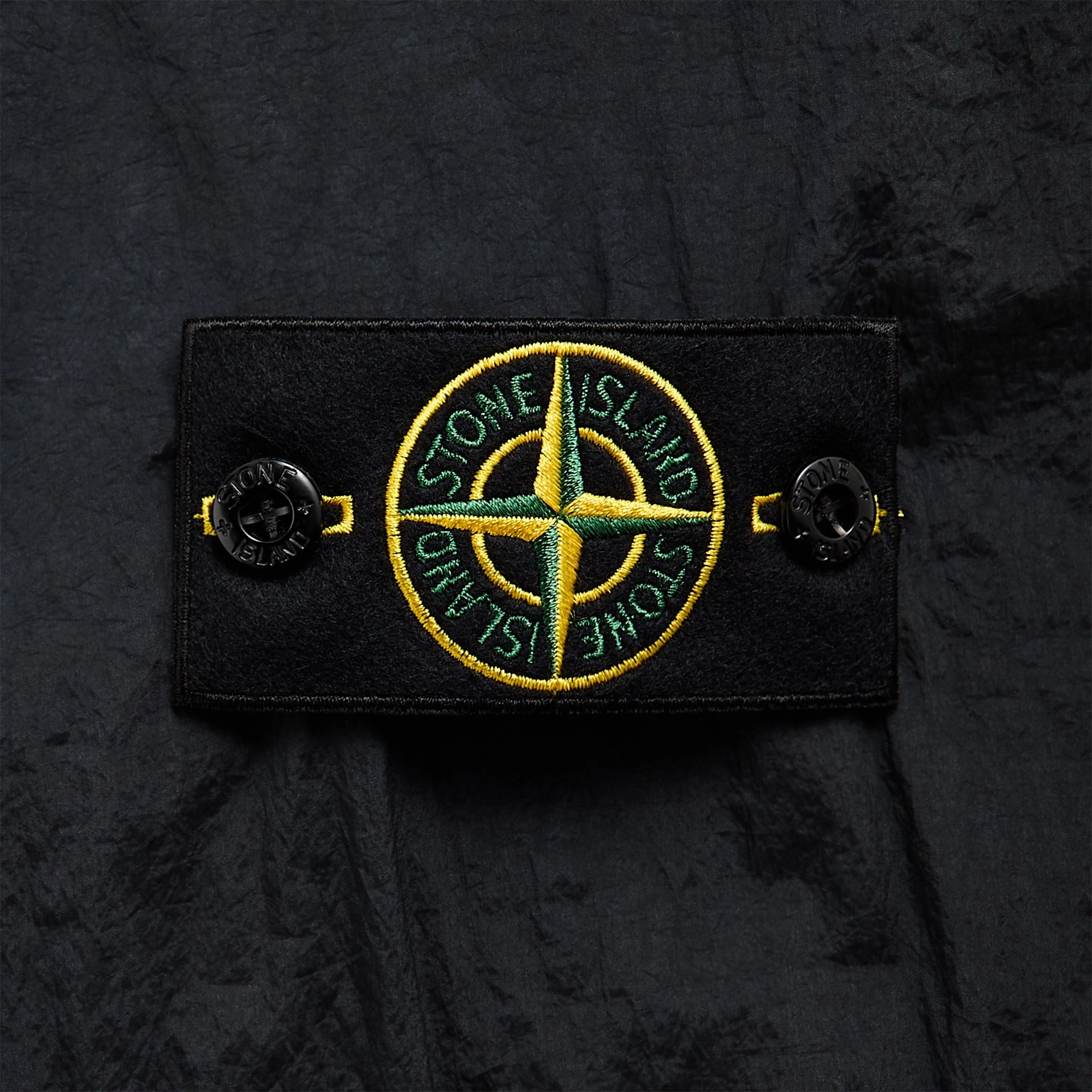 Stone Island Nylon Metal Watro-Tc Garment Dyed Nylon Bomber - Navy Blue Compression Resistant Insulation Clean Fit