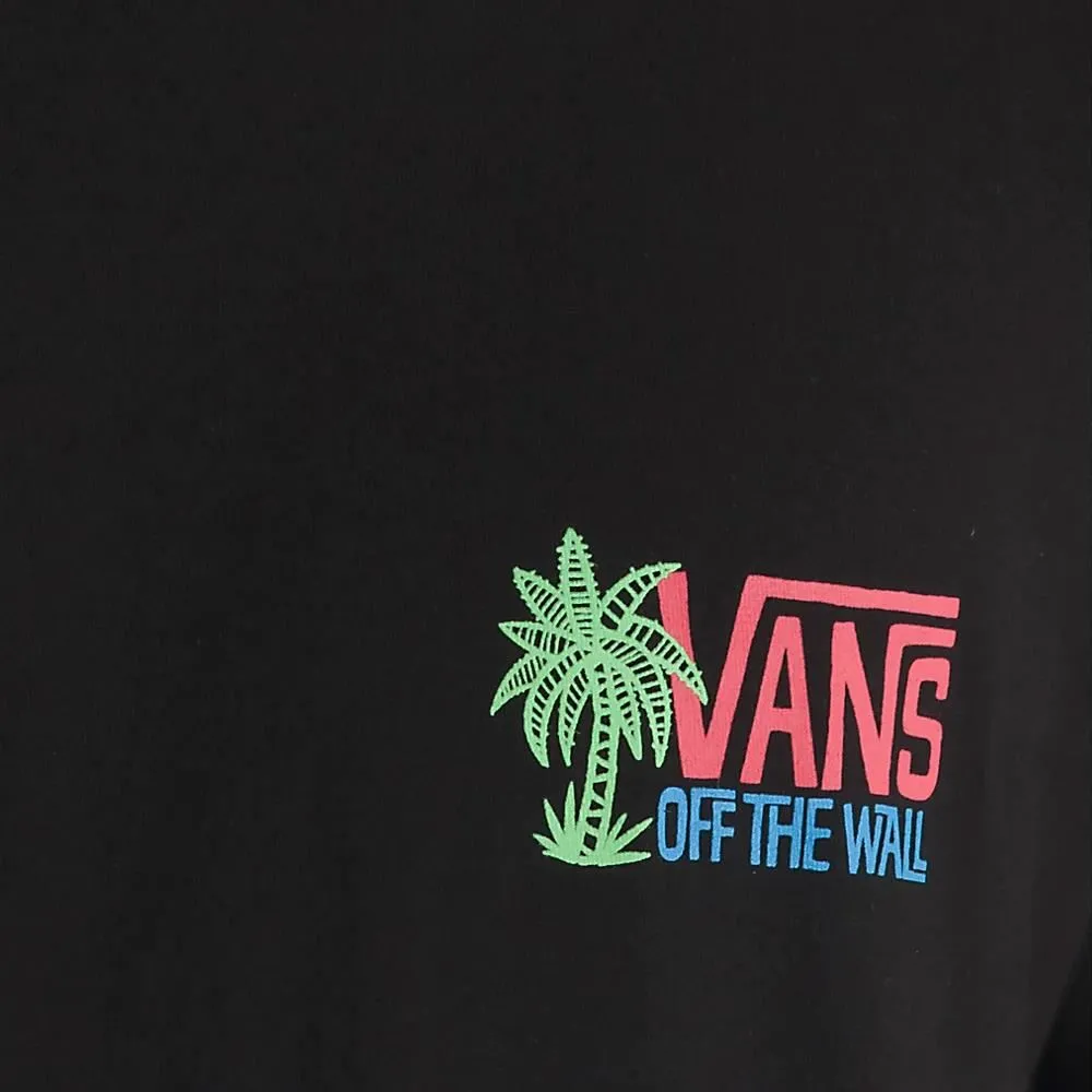 Vans Palm Lines T-shirt - Black Quick Dry Material