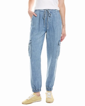 Bella Dahl Pleated Jogger Moisture Wicking Fabric Drop Shoulder Design