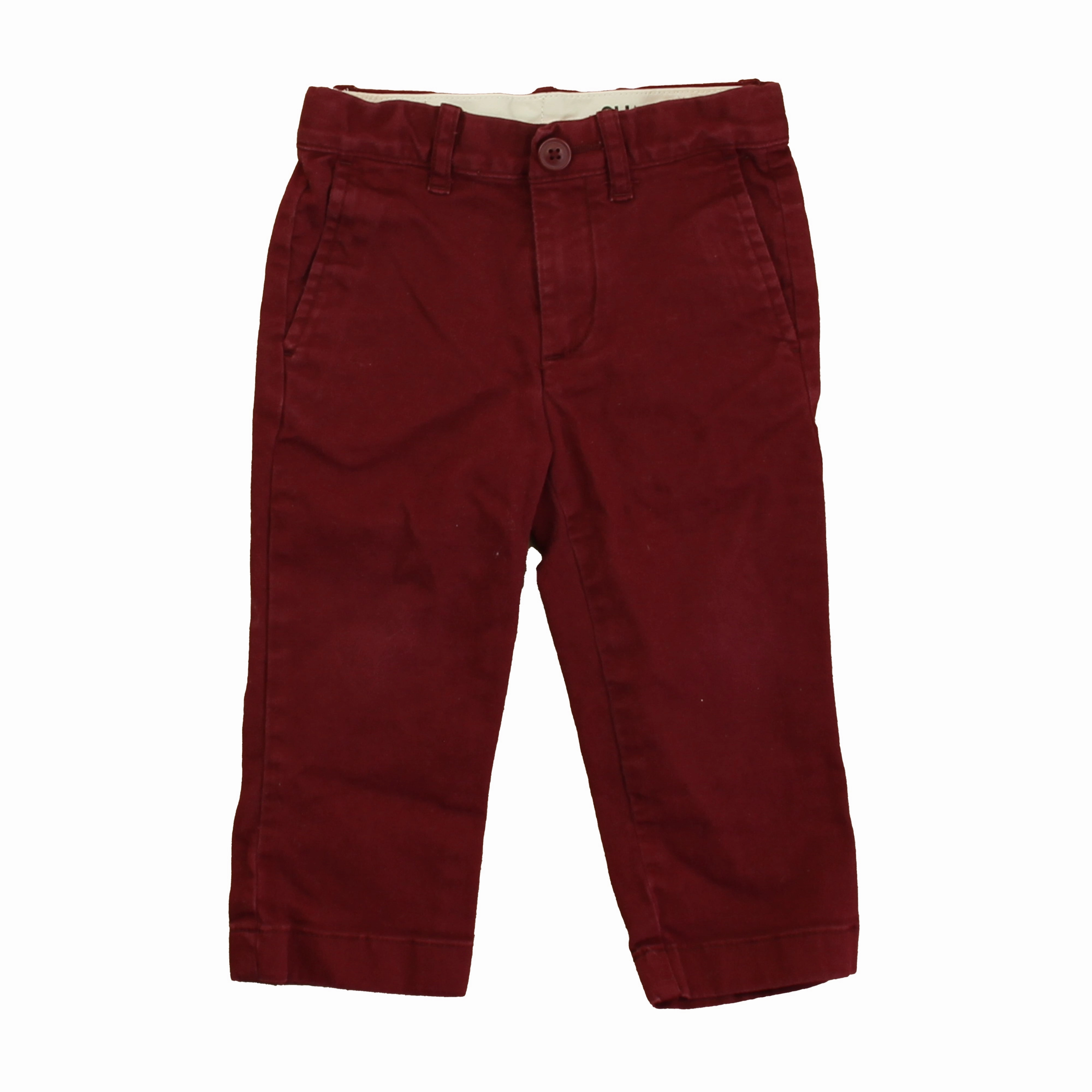 Crewcuts Boys Maroon Pants ArticulatedJoints HypoallergenicFabric