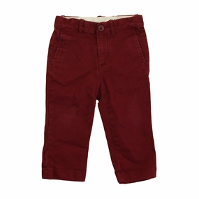 Crewcuts Boys Maroon Pants ArticulatedJoints HypoallergenicFabric