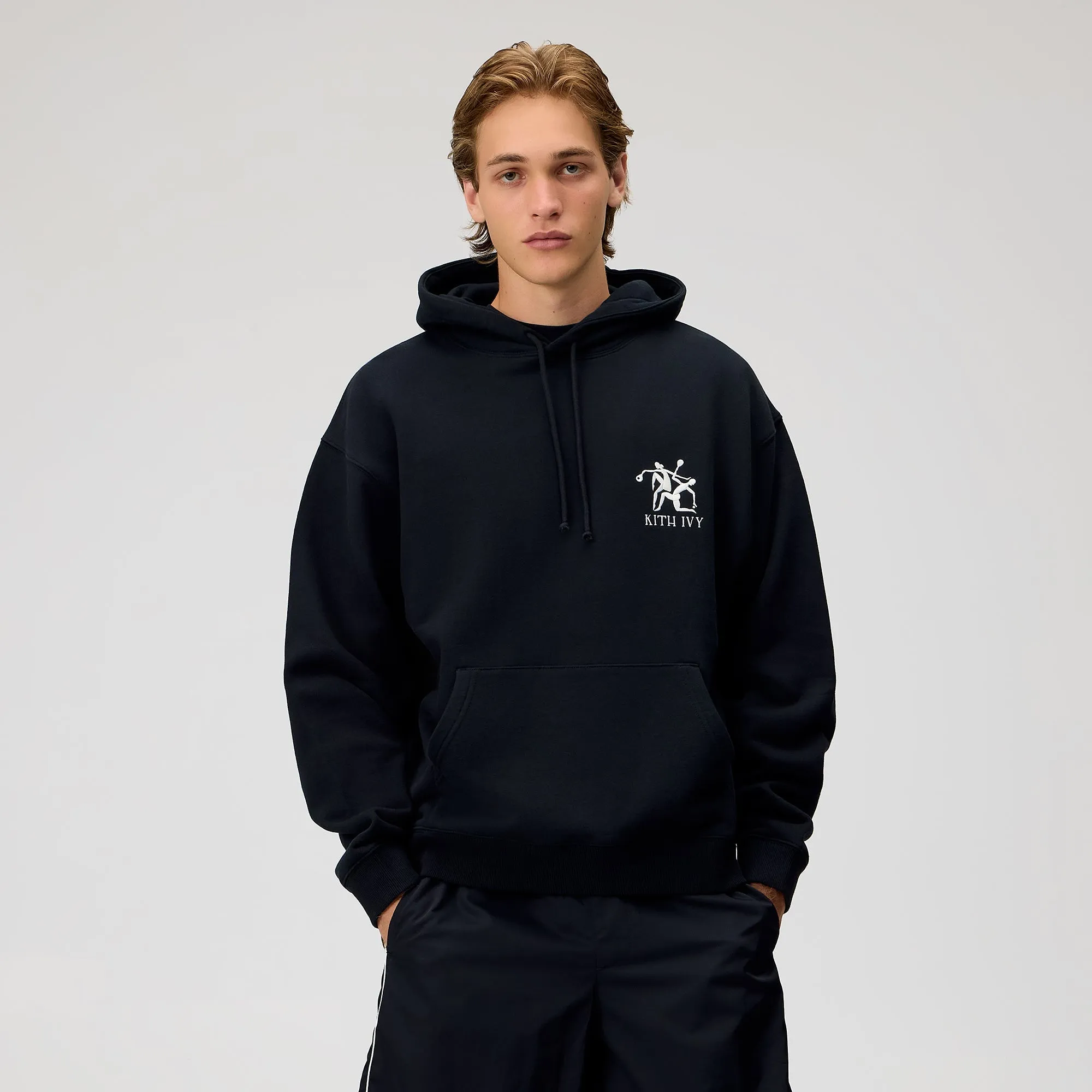 Kith Ivy Williams I Hoodie - Black Street Mode Organic Cotton Blend