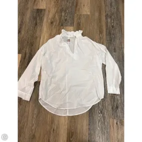 Designer Blouse Long Sleeve By A Shirt Thing In White, Size: S ElasticTrimming OdorResistant Treatment