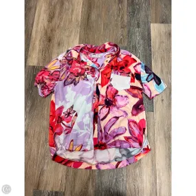 MicrofiberTech CrossBackDesign Blouse Short Sleeve By We The Free In Multi-colored, Size: Xs
