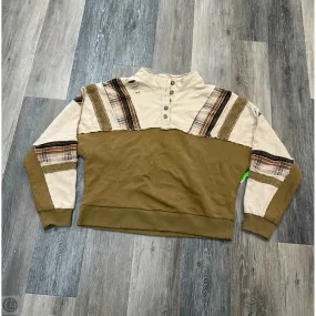 LayeredPanel Top Long Sleeve By Miss Me In Cream, Size: S