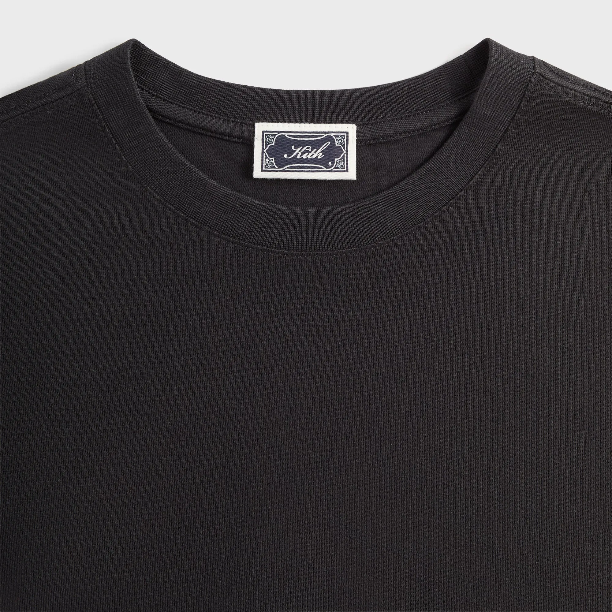 Kith Alex II Boxy Tee - Black Reinforced Shoulder